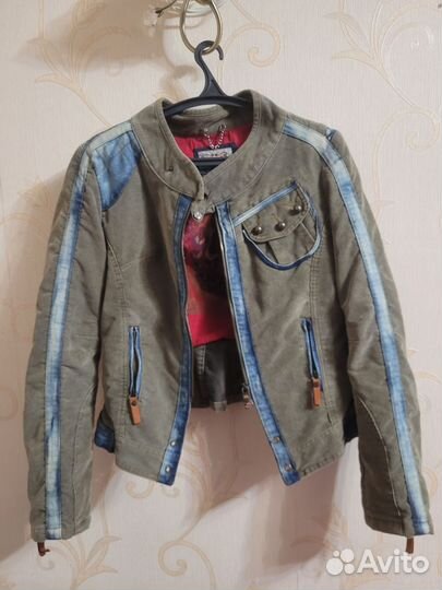 Джинсовая куртка женская 46