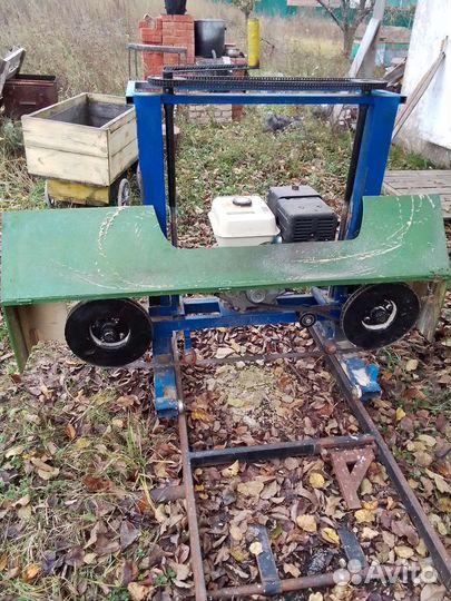 Ленточная пилорама бензиновая 13 лош/с