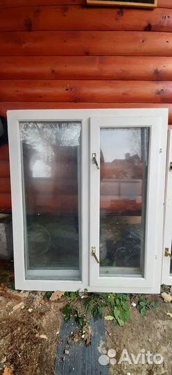 Деревянные окна со стеклопакетом бу