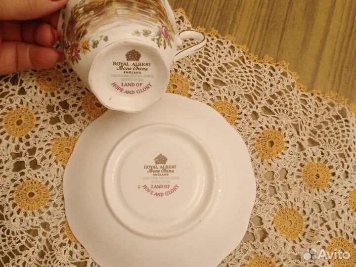 Фарфоровые чайные пары Англии и Японии