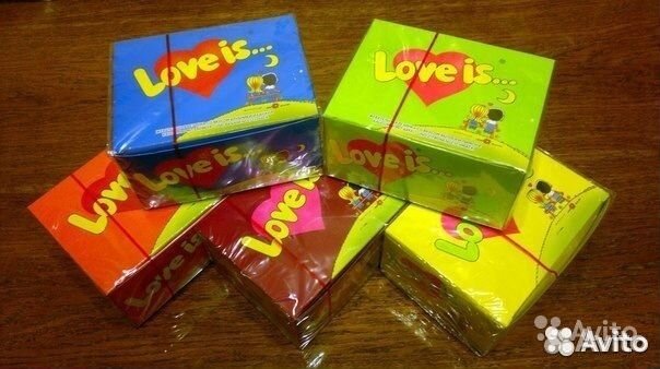 Жвачка Love is апельсин+ ананас
