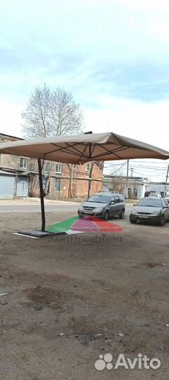 Уличный зонт на боковой опоре для дома, дачи, кафе