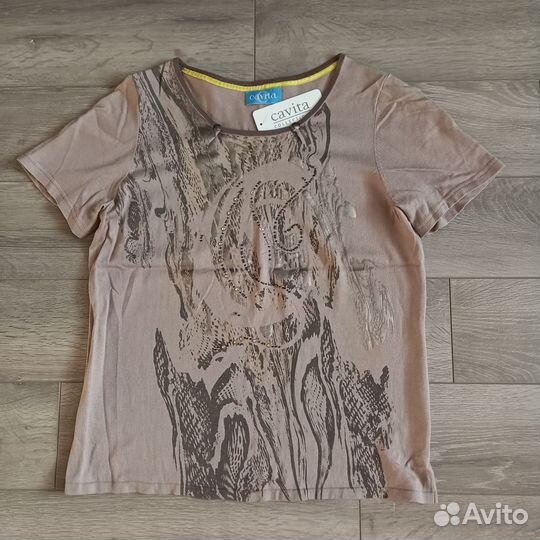 Футболки Бежевые р.44-46 Cavita,Naf Naf, Zara