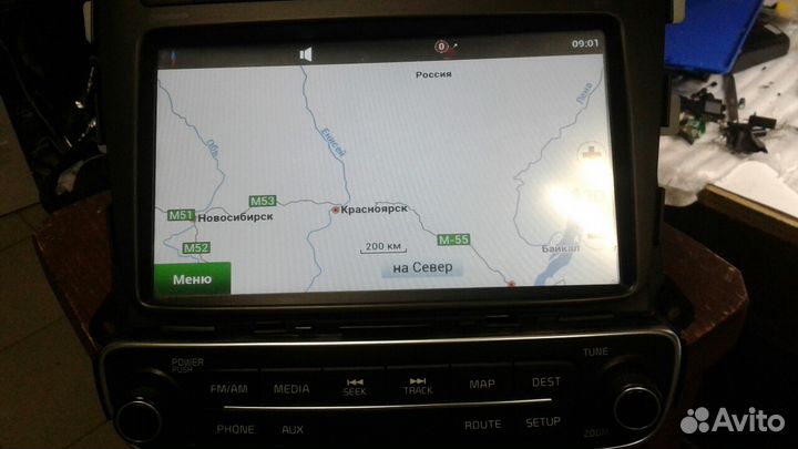 Штатное гу mortex (mtxt900XM) KIA Sorento