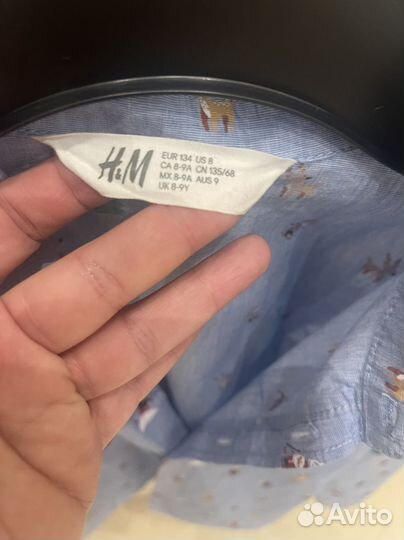 Новогодняя рубашка hm 134