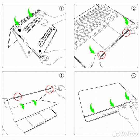 Чехол Глянцевый MacBook Pro 13