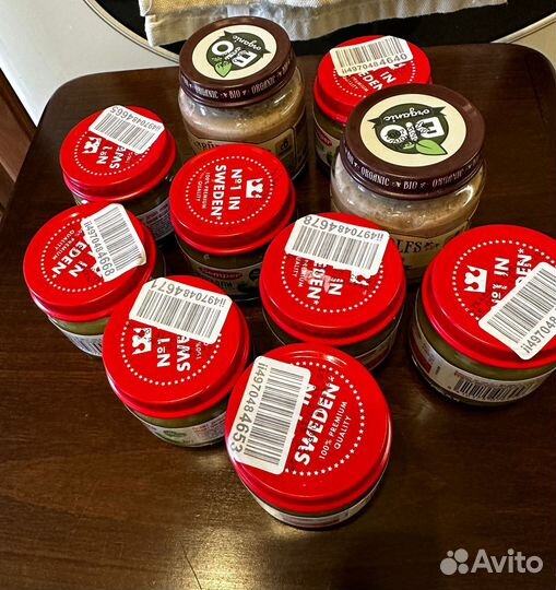 Детское питание пюре овощное