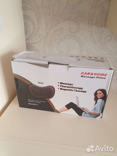 Массажная подушка с инфракрасным подогревом