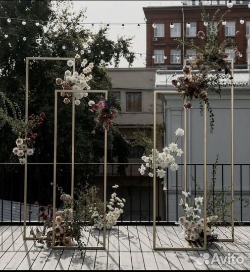 Аренда свадебного декора,арки,стойки,вазы