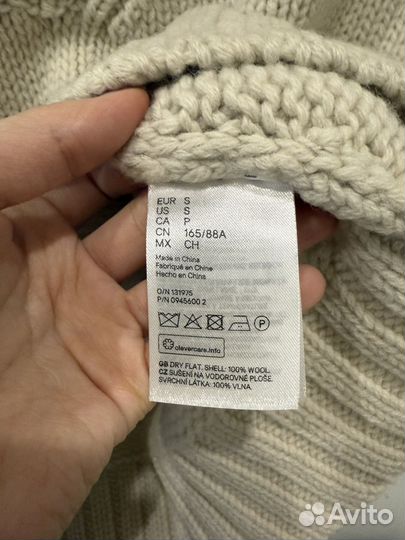 Жилет из натуральной шерсти h&m premium