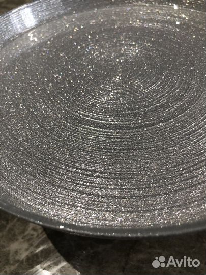 Ваза на ножке стекло