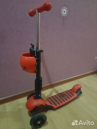 Самокат детский трехколесный