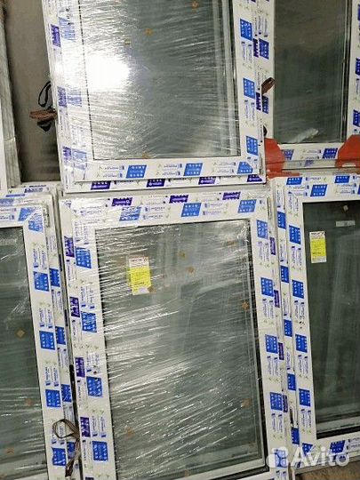Готовые пластиковые окна 797х1401 мм