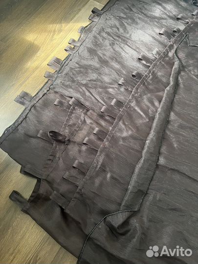 Красивые шторы на ушках. (венге )