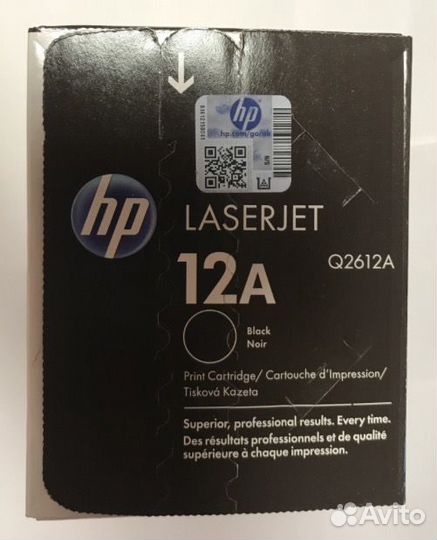 Картридж HP 12A Оригинальный