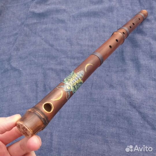 Бамбуковая флейта бансури 