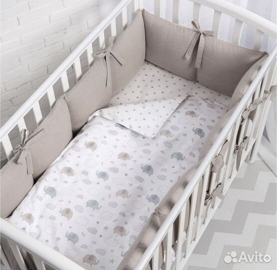 Бортики для детской кроватки