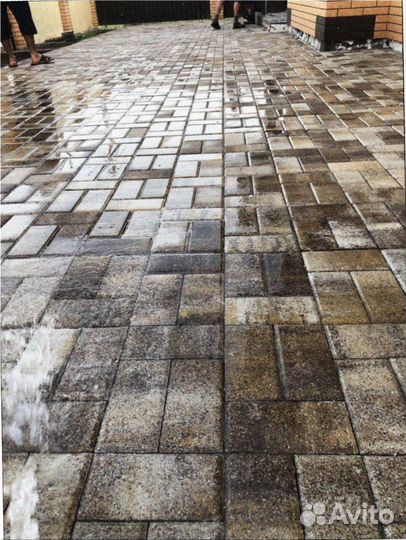 Тротуарная плитка, брусчатка, бордюры от 120 м2