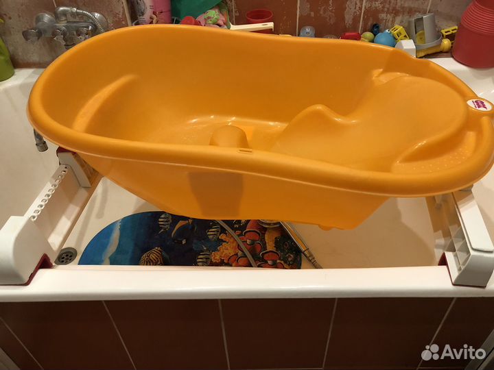 Ванночка для купания onda evolution с креплениями