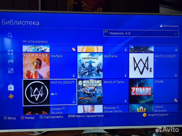 Игровая приставка ps4