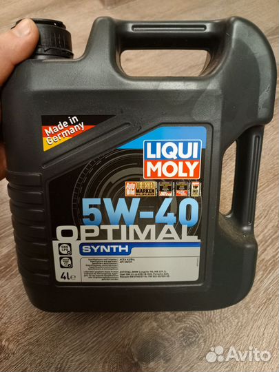 Моторное масло liqui moly Optimal Synth 5W-40