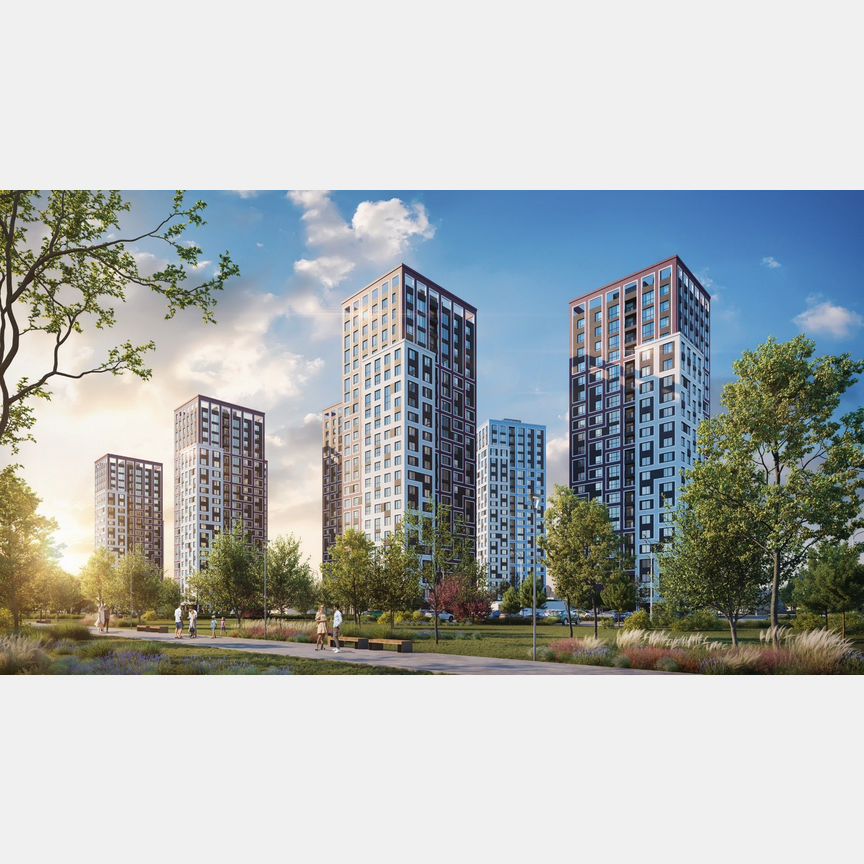 3-к. квартира, 67,1 м², 19/23 эт.