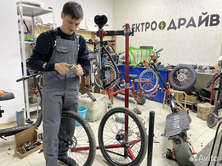 Ремонт велосипедов и электросамокатав