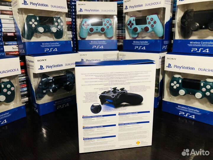 Dualshock 4 v2 синий камуфляж
