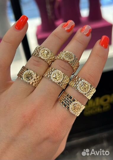 Золотое кольцо 585 пробы