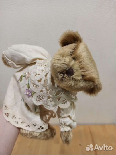 Мишка в вышитом платье новый