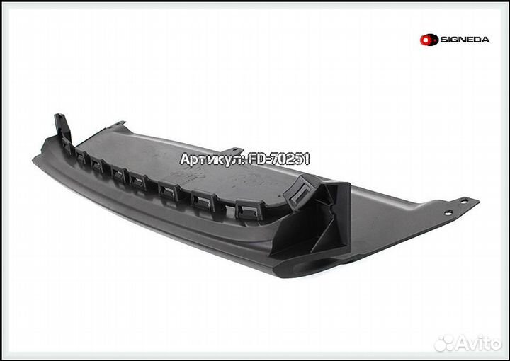 Спойлер переднего бампера Volkswagen Passat CC