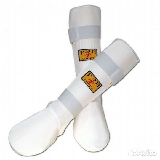 Щитки на голень и подъем Рэй Спорт (L) Щитки на го