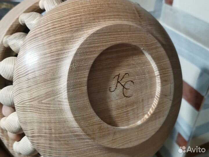 Ваза. Дуб, Лиственница, Бук