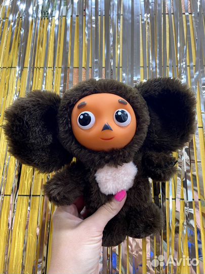 Чебурашка Новые- говорящий с батарейками