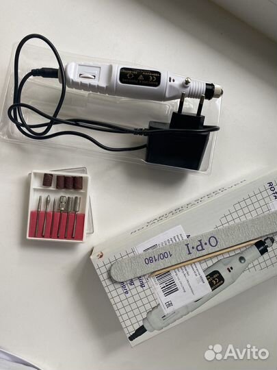 Аппарат для маникюра мини-ручка Белая Nail beauty