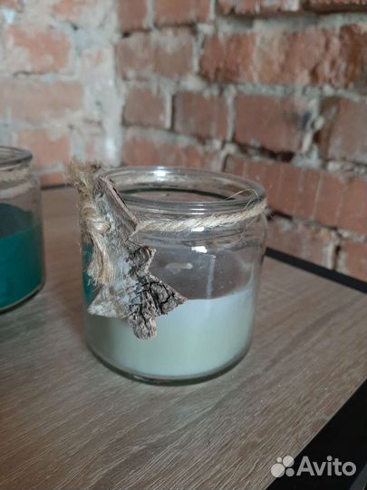 Набор свеча в стакане 3шт