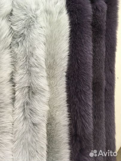 Мех на капюшон опушка, кончики хвостов