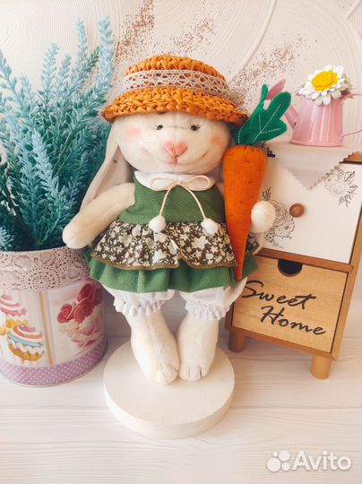 Авторская игрушка, зайка Бри