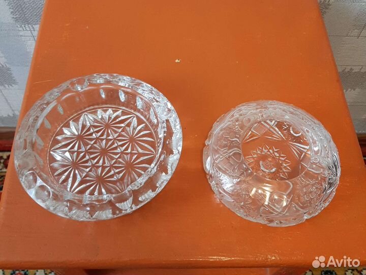 Хрустальная пепельница