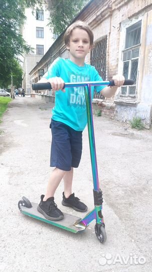 Трюковой самокат Hipe H4 Neo Chrome