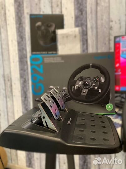 Игровой руль Logitech G920 на гарантии + Shifter