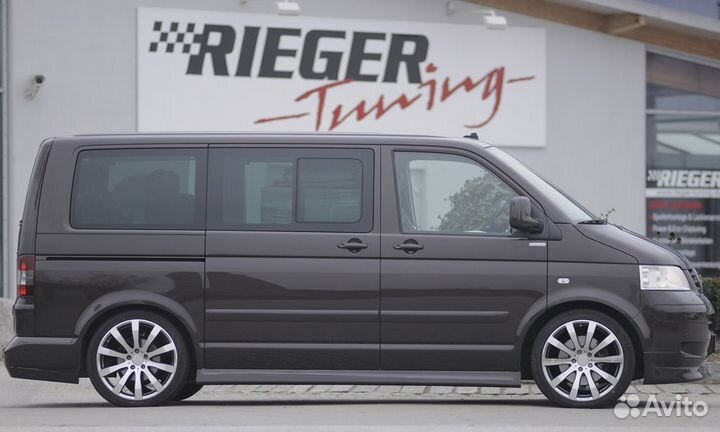 VW T6 15-19/T6.1 20- Накладки на пороги