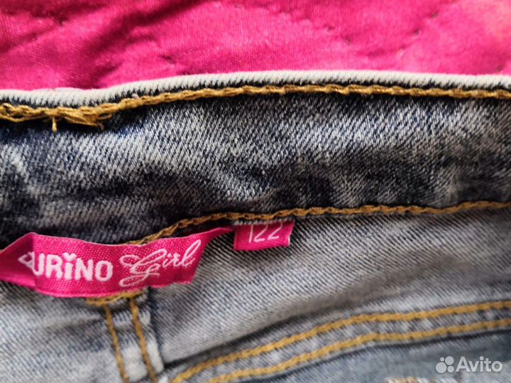 Джинсы для девочки новые