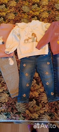 Вещи на девочку пакетом 86 92