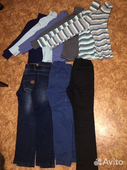 Вещи пакетом на мальчика 128р