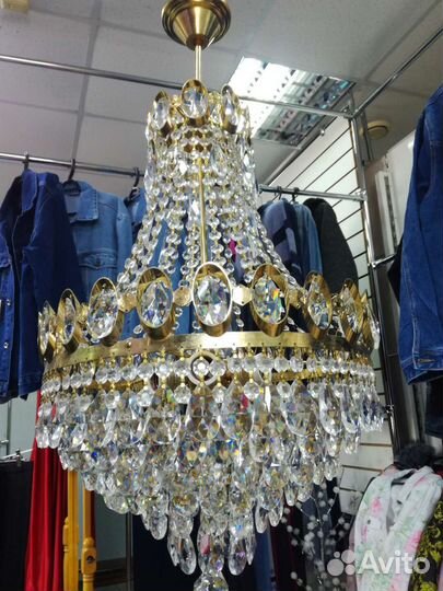 Люстра хрустальная СССР