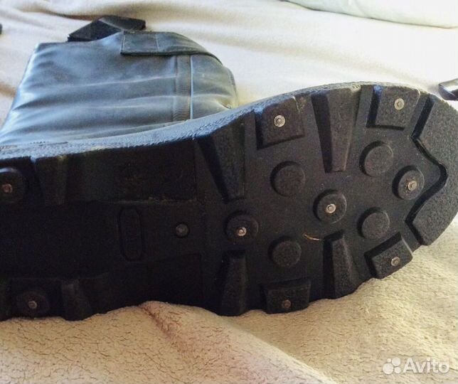 Резиновые сапоги утеплённые армейские