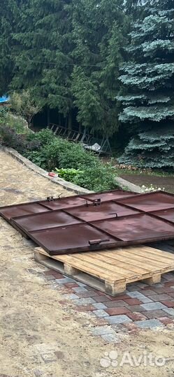 Ворота металлические распашные