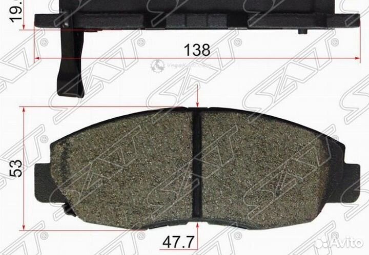 Колодки передние Honda Accord Prelude ST45022S10020