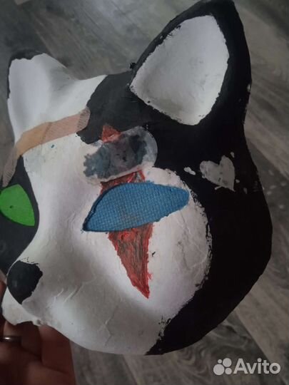 Маска кошки для квадробики